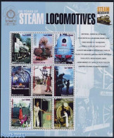 Sierra Leone 2004 Steam Locomotives 9v M/s, GWR Mogul, Mint NH, Transport - Railways - Trains