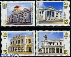 Cuba 2007 Cienfuegos Historical Area 4v, Mint NH, Art - Architecture - Unused Stamps