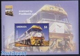 Grenada 2005 Railways S/s, Indian Pacific, Mint NH, Transport - Railways - Trains