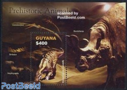 Guyana 2005 Prehistoric Animals S/s, Iguanodon, Mint NH, Nature - Prehistoric Animals - Vor- U. Frühgeschichte