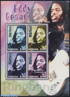 Guyana 2004 Eddy Grant 4v M/s, Mint NH, Performance Art - Music - Popular Music - Musique