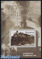 Guyana 2004 Steam Locomotive No. 999 S/s, Mint NH, Transport - Railways - Trains