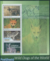 Liberia 2005 Wild Dogs Of The World 4v M/s, Jackal, Mint NH, Nature - Animals (others & Mixed) - Autres & Non Classés