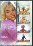 Antigua & Barbuda 2008 Marilyn Monroe 4v M/s, Mint NH, Performance Art - Marilyn Monroe - Antigua Et Barbuda (1981-...)