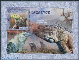 Mozambique 2007 Chameleons S/s, Mint NH, Nature - Animals (others & Mixed) - Reptiles - Mosambik