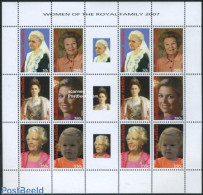 Netherlands Antilles 2007 Women Of The Royal Family 2x6v M/s, Mint NH, History - Kings & Queens (Royalty) - Royalties, Royals