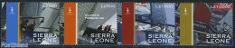 Sierra Leone 2008 Americas Cup 4v [:::], Mint NH, Sport - Transport - Sailing - Sport (other And Mixed) - Ships And Bo.. - Zeilen