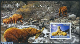 Sao Tome/Principe 2007 Bears S/s (scouting Sign On Border), Mint NH, Nature - Sport - Animals (others & Mixed) - Bears.. - Sao Tome Et Principe
