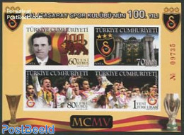 Turkey 2005 100 Years Galatasaray S/s Imperforated, Mint NH, Sport - Football - Andere & Zonder Classificatie