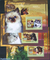 Guinea, Republic 2007 Cats & Dogs 3 S/s, Mint NH, Nature - Cats - Dogs - Autres & Non Classés