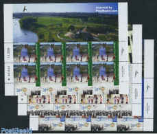 Israel 2009 100 Years Tel Aviv 3 M/ss, Mint NH, Sport - Various - Cycling - Fun Sports - Sport (other And Mixed) - Tou.. - Unused Stamps (with Tabs)