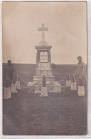 RARE CARTE PHOTO CIMETIERE JEANNE D ARC BERNECOURT WOEWRE  210e 10e Infanterie AUXONNE - Autres & Non Classés