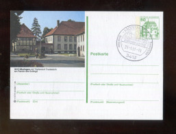 "BUNDESREPUBLIK DEUTSCHLAND" 1980, Bildpostkarte Mit Bildgleichem Stempel Ex "MOERINGEN" (R2180) - Cartes Postales Illustrées - Oblitérées