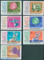 Maldives 1973 W.M.O.7v, Mint NH, Science - Transport - Meteorology - Space Exploration - Clima & Meteorologia