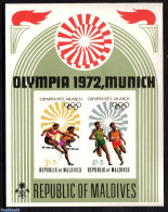 Maldives 1972 Olympic Games S/s Imperforated, Mint NH, Sport - Athletics - Olympic Games - Sport (other And Mixed) - Leichtathletik