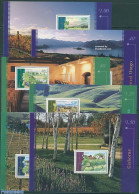 New Zealand 1997 Wine 6 S/s (from Booklet), Mint NH, Nature - Wine & Winery - Unused Stamps