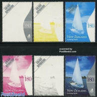 New Zealand 1999 Sailing Colour Separation 5v+final Stamp, Mint NH, Sport - Transport - Sailing - Ships And Boats - Unused Stamps