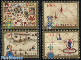 Portugal 1997 Maps 4v, Mint NH, Various - Maps - Ungebraucht