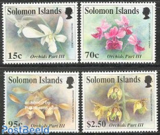 Solomon Islands 1992 Orchids 4v, Mint NH, Nature - Flowers & Plants - Orchids - Solomoneilanden (1978-...)