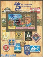 Chad 1983 World Jamboree S/s Gold, Mint NH, Sport - Scouting - Sonstige & Ohne Zuordnung