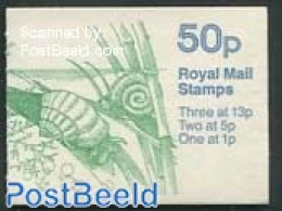 Great Britain 1987 Def. Booklet, Giant Pond And Great Ramshorn Snails, Mint NH, Nature - Shells & Crustaceans - Stamp .. - Ongebruikt