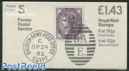 Great Britain 1982 Def. Booklet, Forces Postal Service, Selv. Left, Mint NH, Stamp Booklets - Stamps On Stamps - Ungebraucht