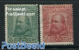 Italy 1910 G. Garibaldi 2v, Unused (hinged) - Altri & Non Classificati
