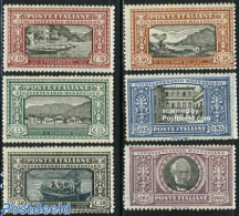 Italy 1923 A. Manzoni 6v, Mint NH, Transport - Ships And Boats - Art - Authors - Andere & Zonder Classificatie