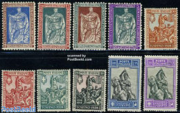 Italy 1928 Philibert De Savoyes 10v, Mint NH, History - Nature - History - Knights - Horses - Altri & Non Classificati