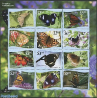 Niuafo'ou 2012 Butterflies 12v M/s, Mint NH, Nature - Butterflies - Other & Unclassified