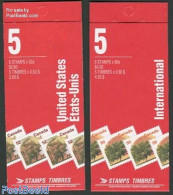 Canada 1995 Trees 2 Booklets (perf. 13.25:13), Mint NH, Nature - Trees & Forests - Stamp Booklets - Ungebraucht