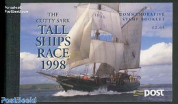 Ireland 1998 Regatta Booklet, Mint NH, Sport - Transport - Sailing - Stamp Booklets - Ships And Boats - Unused Stamps
