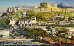 CPA Athen Griechenland, Akropolis, Gesamtansicht - Griechenland