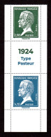 FRANCE 2024 - Issu Du Carnet Paris-Philex 2024 Avec Type Pasteur De 1924 - Neuf ** / MNH - Neufs