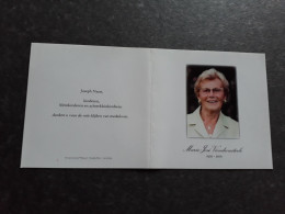 Marie-José Vandecasteele ° Dudzele 1920 + Knokke-Heist 2010 X Joseph Naert - Obituary Notices