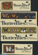 Tanzania 2011 Butterflies 4 S/s, Mint NH, Nature - Butterflies - Tanzanie (1964-...)