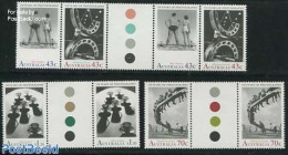 Australia 1991 Photography 4v, Gutter Pairs, Mint NH, Various - Fairs - Art - Photography - Unused Stamps