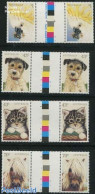 Australia 1991 Domestic Animals 4v, Gutter Pairs, Mint NH, Nature - Animals (others & Mixed) - Birds - Cats - Dogs - H.. - Unused Stamps