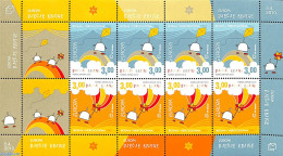 Bosnia Herzegovina - Croatic Adm. 2010 Europe, Childrens Books M/s, Mint NH, History - Sport - Europa (cept) - Kiting .. - Bosnië En Herzegovina