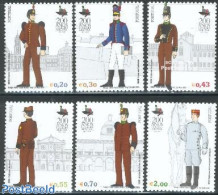 Portugal 2003 Military College 6v, Mint NH, Nature - Science - Various - Horses - Education - Uniforms - Art - Archite.. - Ungebraucht