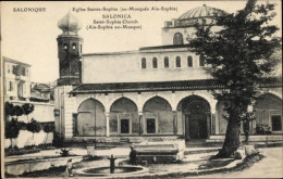 CPA Thessaloniki Griechenland, Die Kirche Der Heiligen Sophia - Grèce