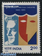 India 1995 Prithvi Theatre 1v, Mint NH, Performance Art - Theatre - Ongebruikt