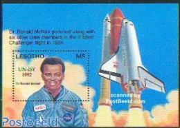 Lesotho 1993 Int. Space Year S/s, Mint NH, Transport - Lesotho (1966-...)