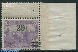Tunisia 1923 20 On 15c, Double Overprints, Mint NH, Various - Errors, Misprints, Plate Flaws - Fouten Op Zegels