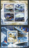 Guinea Bissau 2011 Titanic 2 S/s, Mint NH, Transport - Ships And Boats - Titanic - Bateaux