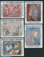 Mauritania 1981 Pablo Picasso 5v Imperforated, Mint NH, Art - Modern Art (1850-present) - Pablo Picasso - Paintings - Other & Unclassified