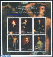 Sierra Leone 2000 Anthony Van Dyck 6v M/s, Mint NH, History - Netherlands & Dutch - Art - Paintings - Geographie