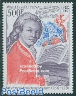 Wallis & Futuna 1991 W.A. Mozart 1v, Mint NH, Performance Art - Amadeus Mozart - Music - Musik