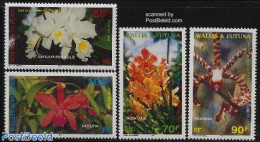 Wallis & Futuna 1998 Orchids 4v, Mint NH, Nature - Flowers & Plants - Orchids - Other & Unclassified