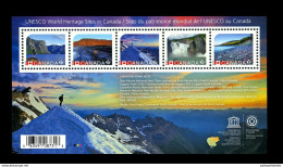 Canada 2014 UNESCO World Heritage Sites, Fossil Found Sites, MNH - Umweltschutz Und Klima